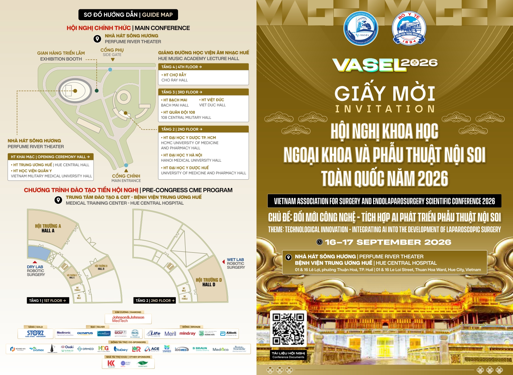 Thư mời Hội nghị Ngoại khoa và Phẫu thuật nội soi Việt Nam toàn quốc năm 2026